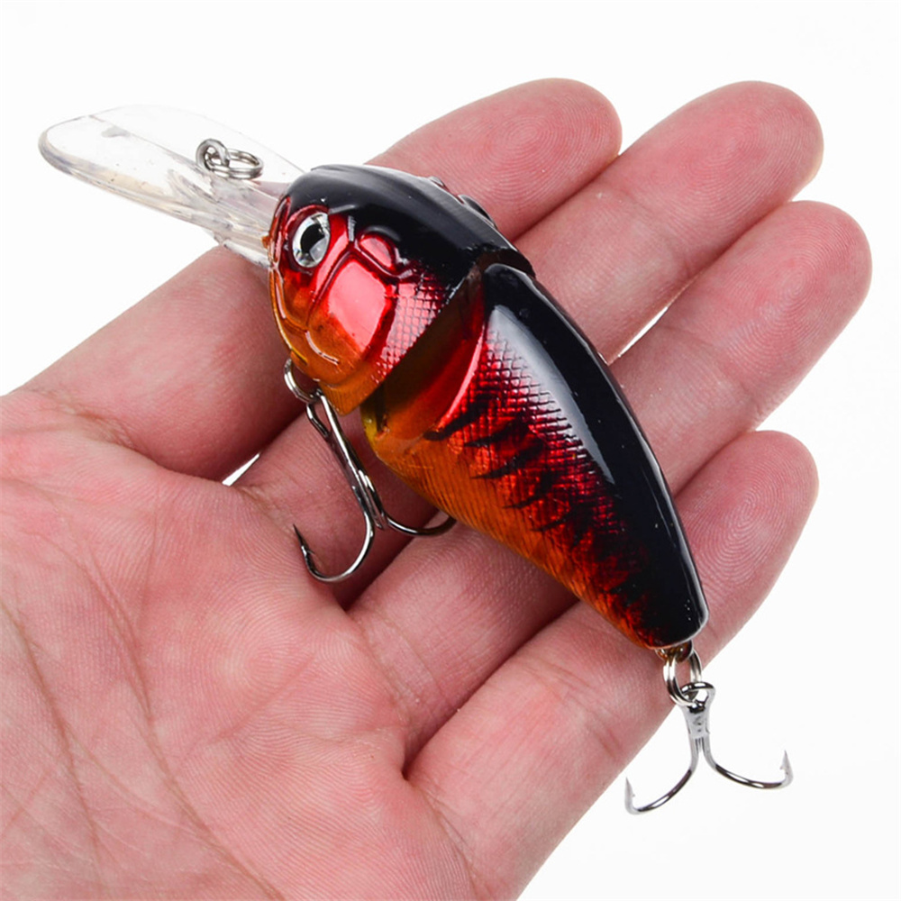 Fishing Lure Crankbait - 1 قطعة طُعم صيد عائم كرنكبيت