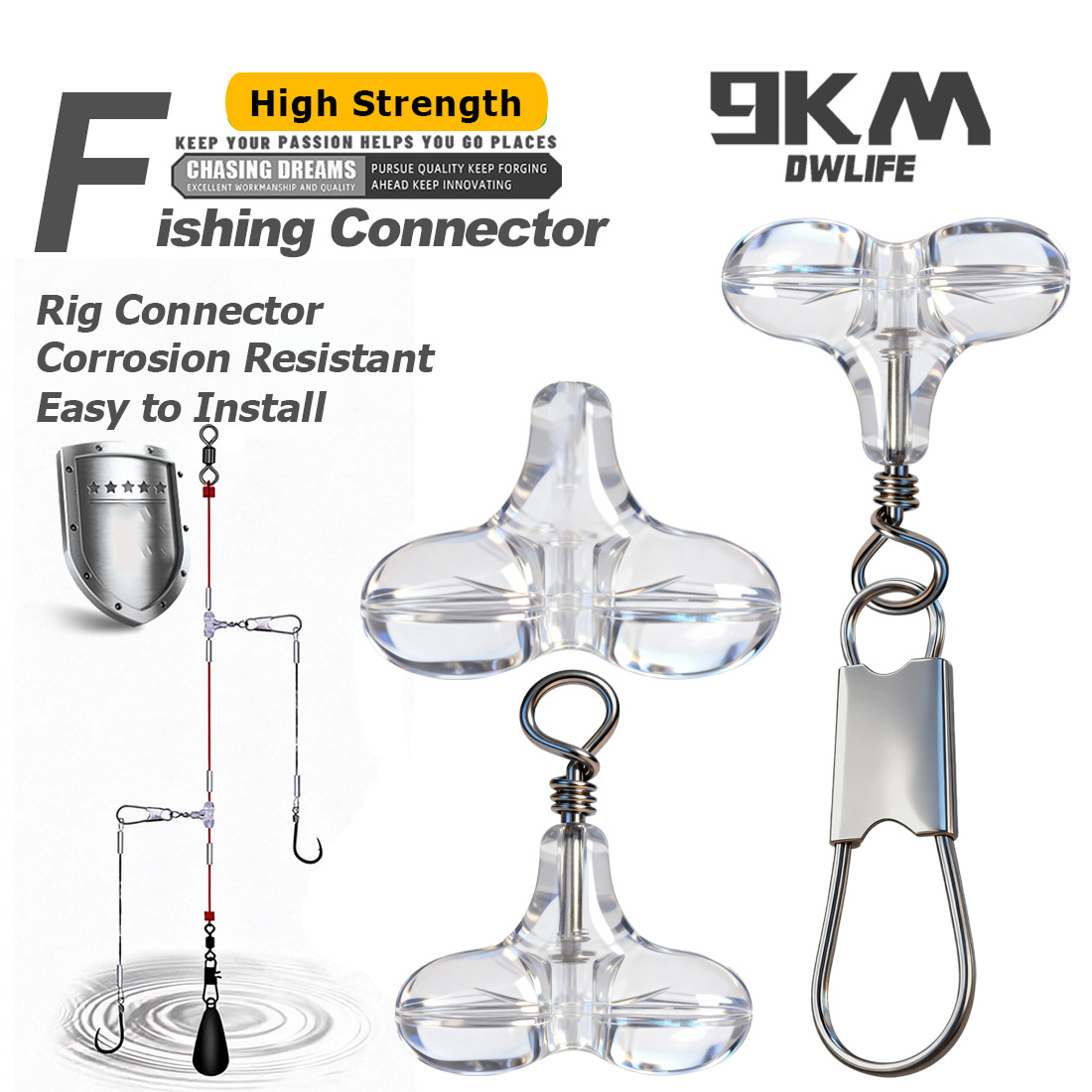 خرز صيد على شكل حرف T من 9KM م - مراجعة Fishing Lure Accessories وسعره