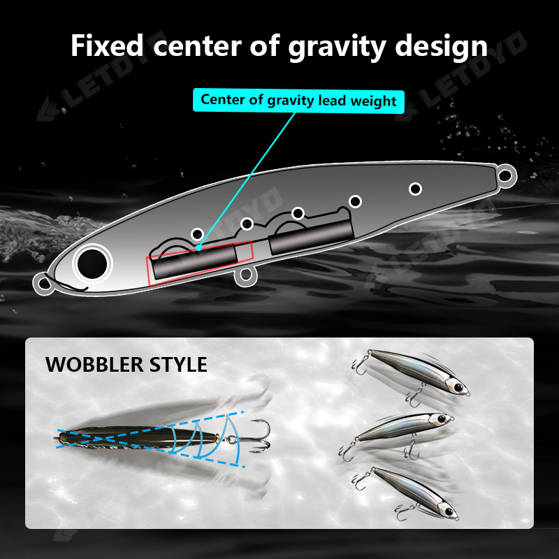 LETOYO غرق قلم رصاص 17 جرام 12 - مراجعة Fishing Lure Swimbait وسعره