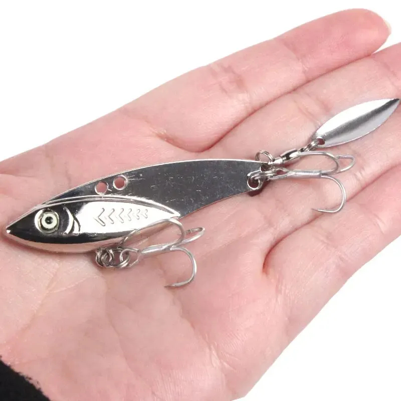 طعم صيد معدني من سبائك الزنك ب - مراجعة Fishing Lure Blade Bait وسعره