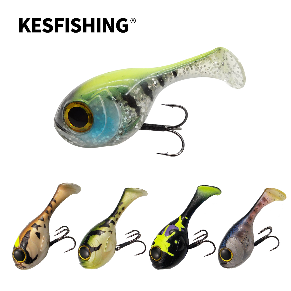 طعم صيد صناعي ناعم من KESFISHI - مراجعة Fishing Lure Soft Plastic وسعره
