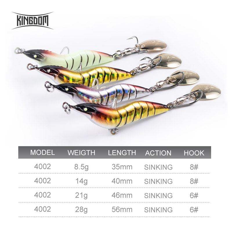 طعم صيد الروبيان من كينغدوم، ط - مراجعة Fishing Lure Blade Bait وسعره