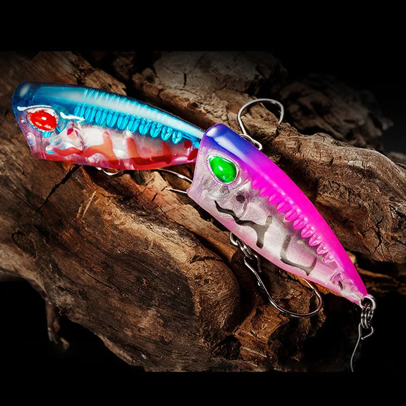 جديد 1 قطعة 4 سنتيمتر 3 جرام ب - مراجعة Fishing Lure Popper وسعره