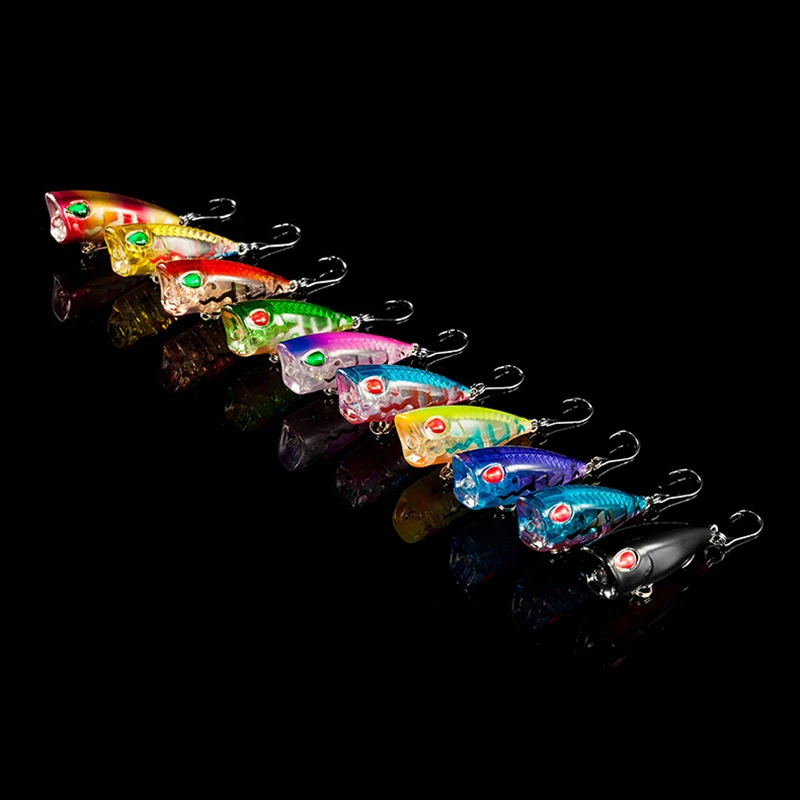 جديد 1 قطعة 4 سنتيمتر 3 جرام ب - مراجعة Fishing Lure Popper وسعره