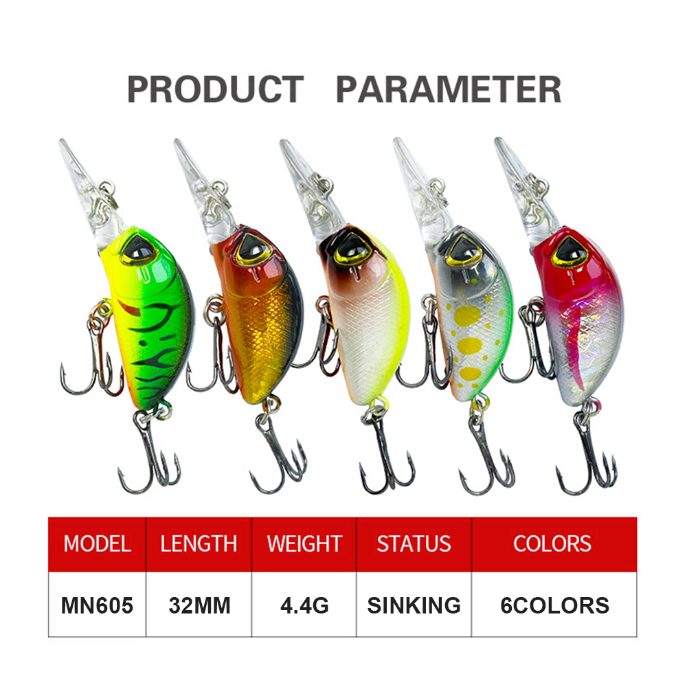 3.2 سنتيمتر 4.4 جرام الصيد الس - مراجعة Fishing Lure Jerkbait وسعره